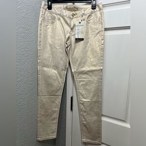 American Rag NWT gold patina skinny jeans 5S
